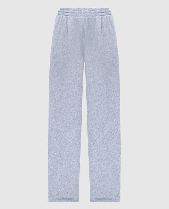 Gray melange sweatpants