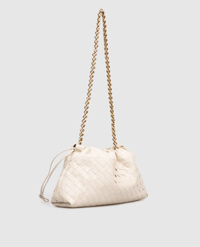Bottega Veneta White leather pouch bag Notte 839394V3IV0