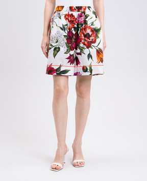 Dolce&Gabbana White printed shorts FTAM7THS5TQ