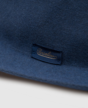 Borsalino Blue hat with logo 390330m