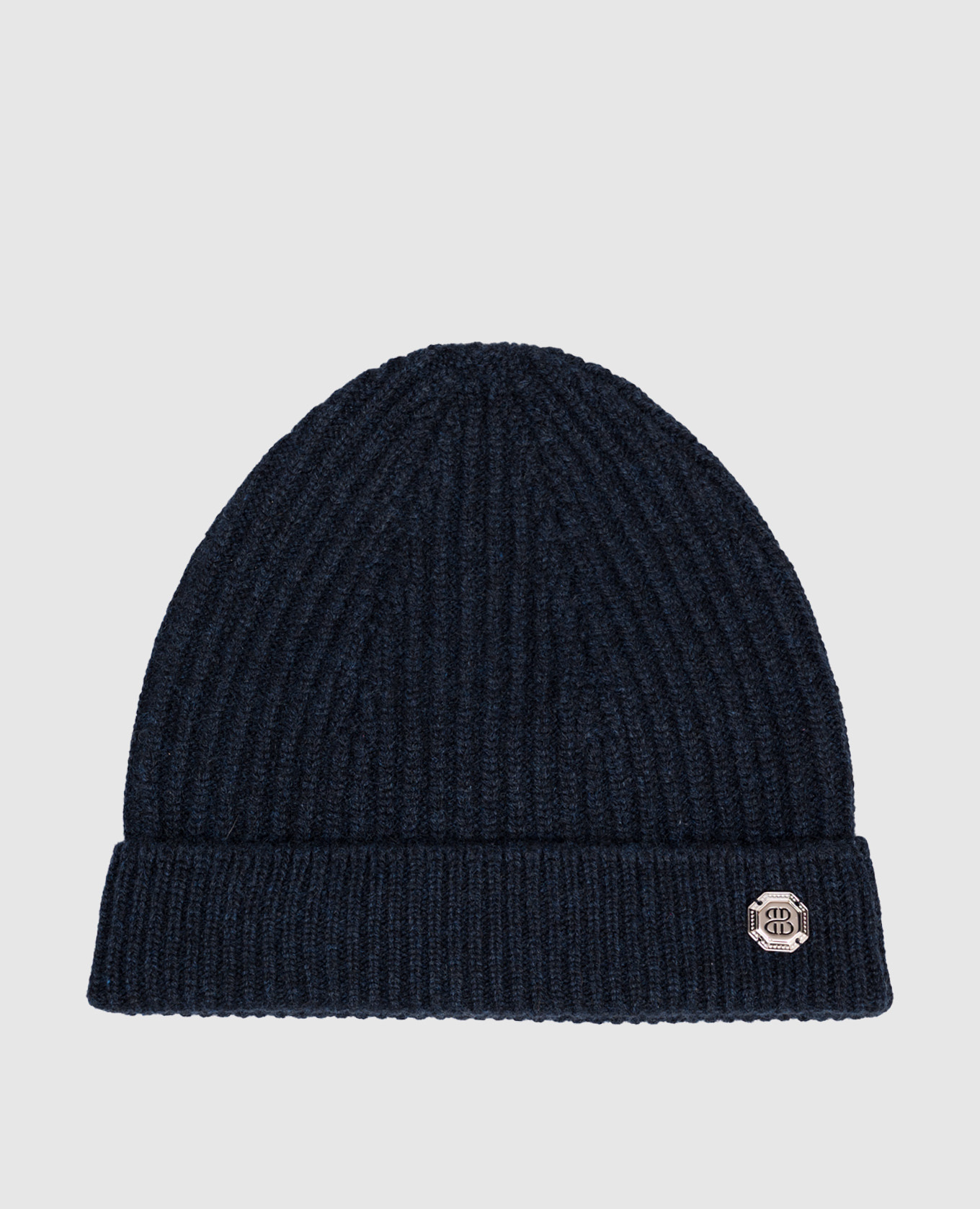 Blue cashmere hat Bertolo Cashmere