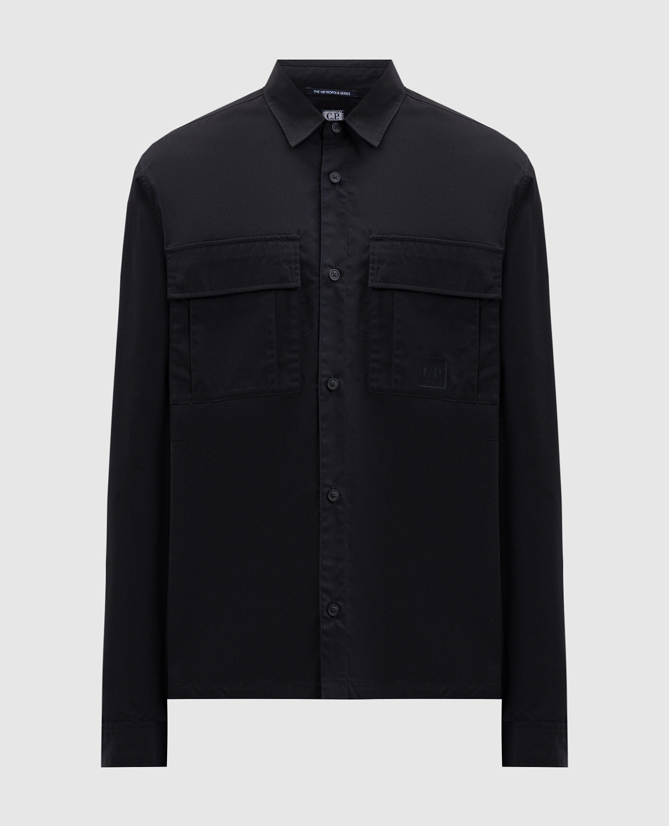 Black shirt with logo C.P. Company