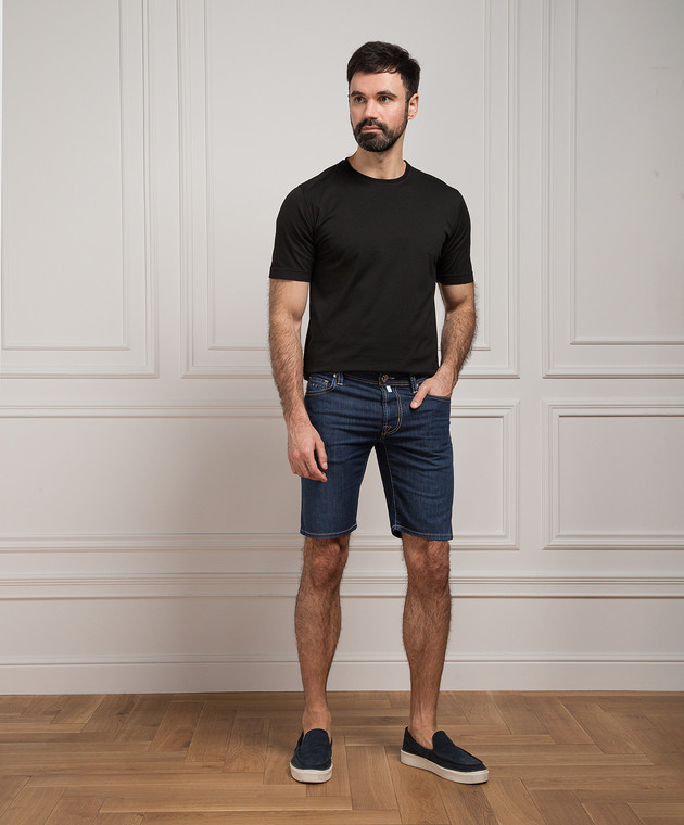 ハーフ・ショートパンツ TRAMAROSSA Men Shorts ASCANIOCGS365 0550 Blue Tramarossa - ASCANIO blue shorts with logo patch ASCANIOD415