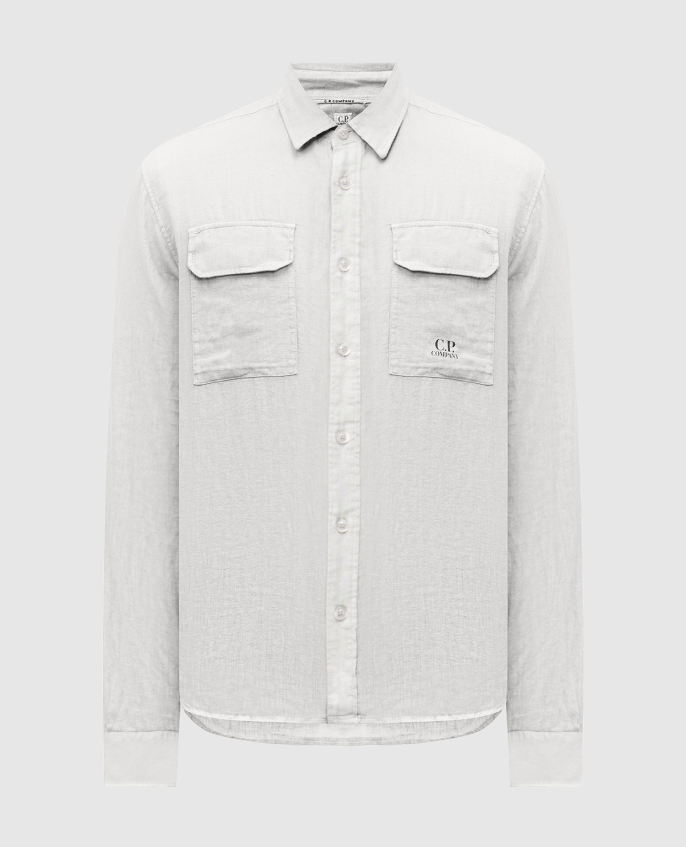 

Gray linen shirt C.P. Company, Grey