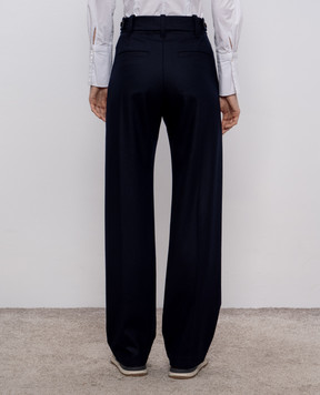 Brunello Cucinelli Blue wool pants M038PP9051