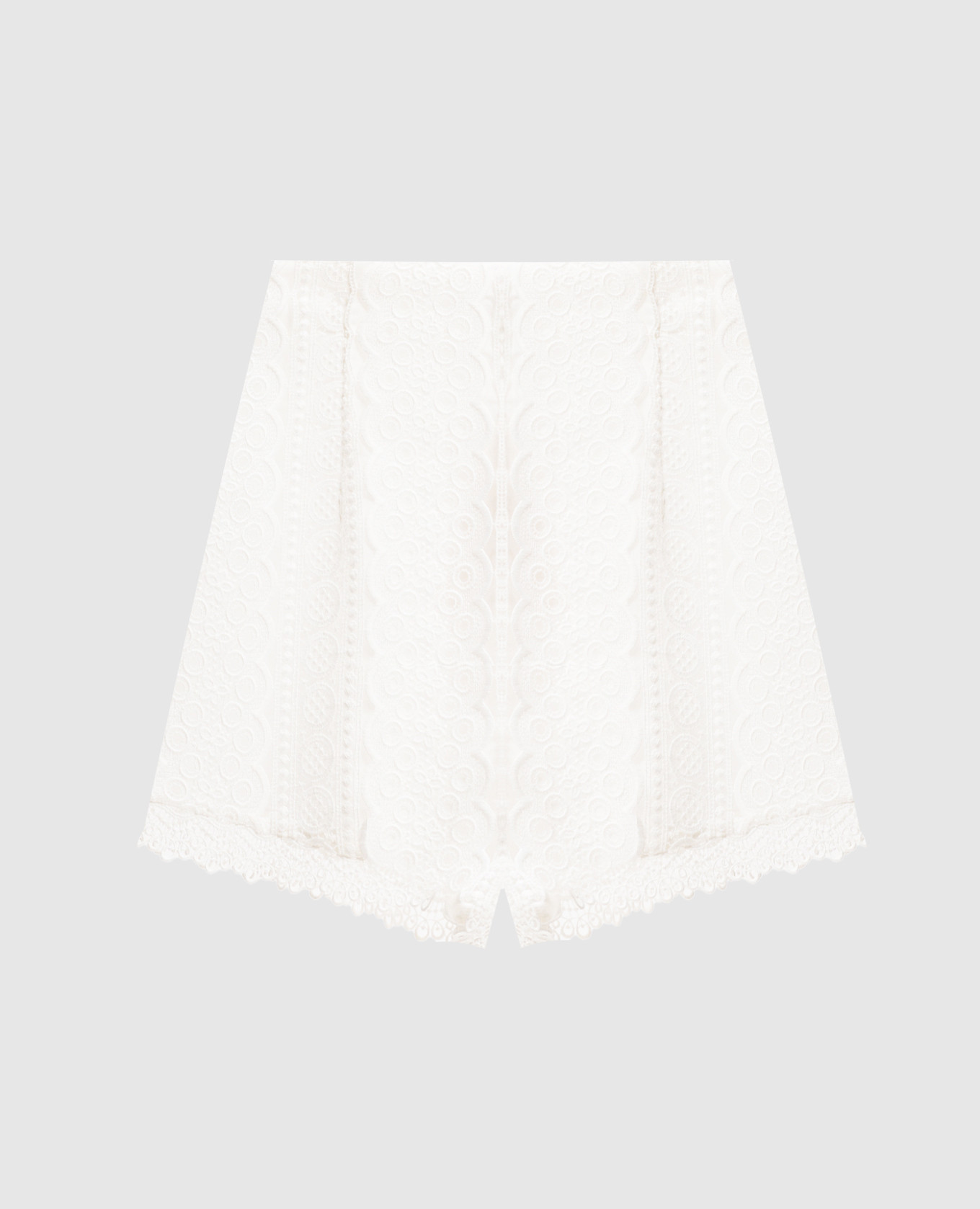 Hazie White Lace Shorts