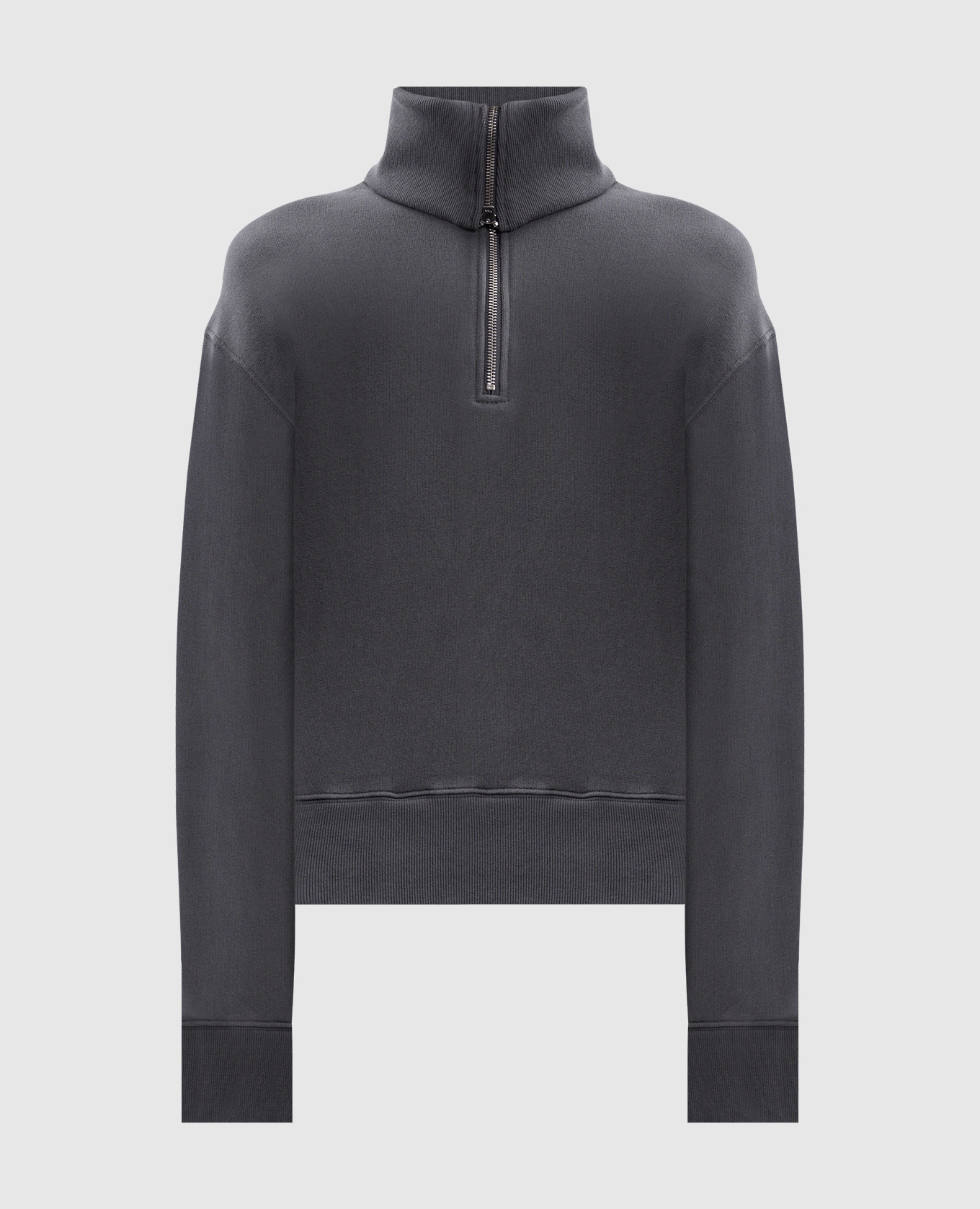 Gray sweatshirt with zipper AUTRY