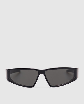 Alexander McQueen Black Y2k sunglasses with logo 821645J0752