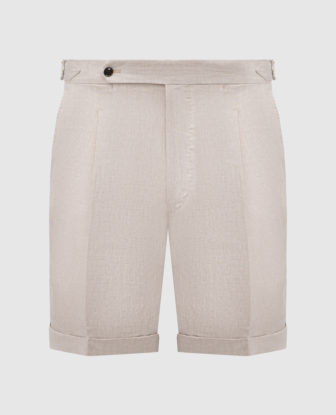 

Beige linen shorts Pini Parma