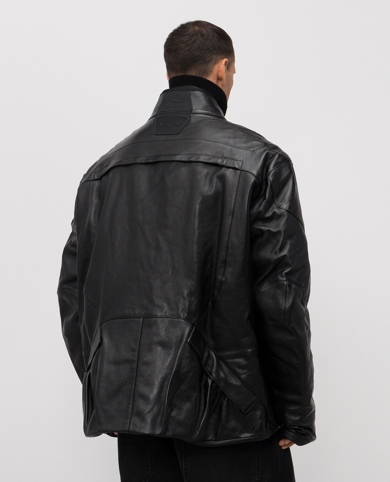 Set of black leather jacket and quilted jacket Vetements 4