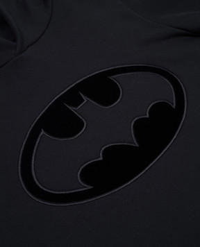 Moncler ENFANT Children's black hoodie with velor Batman logo J29548G00030899PS1214