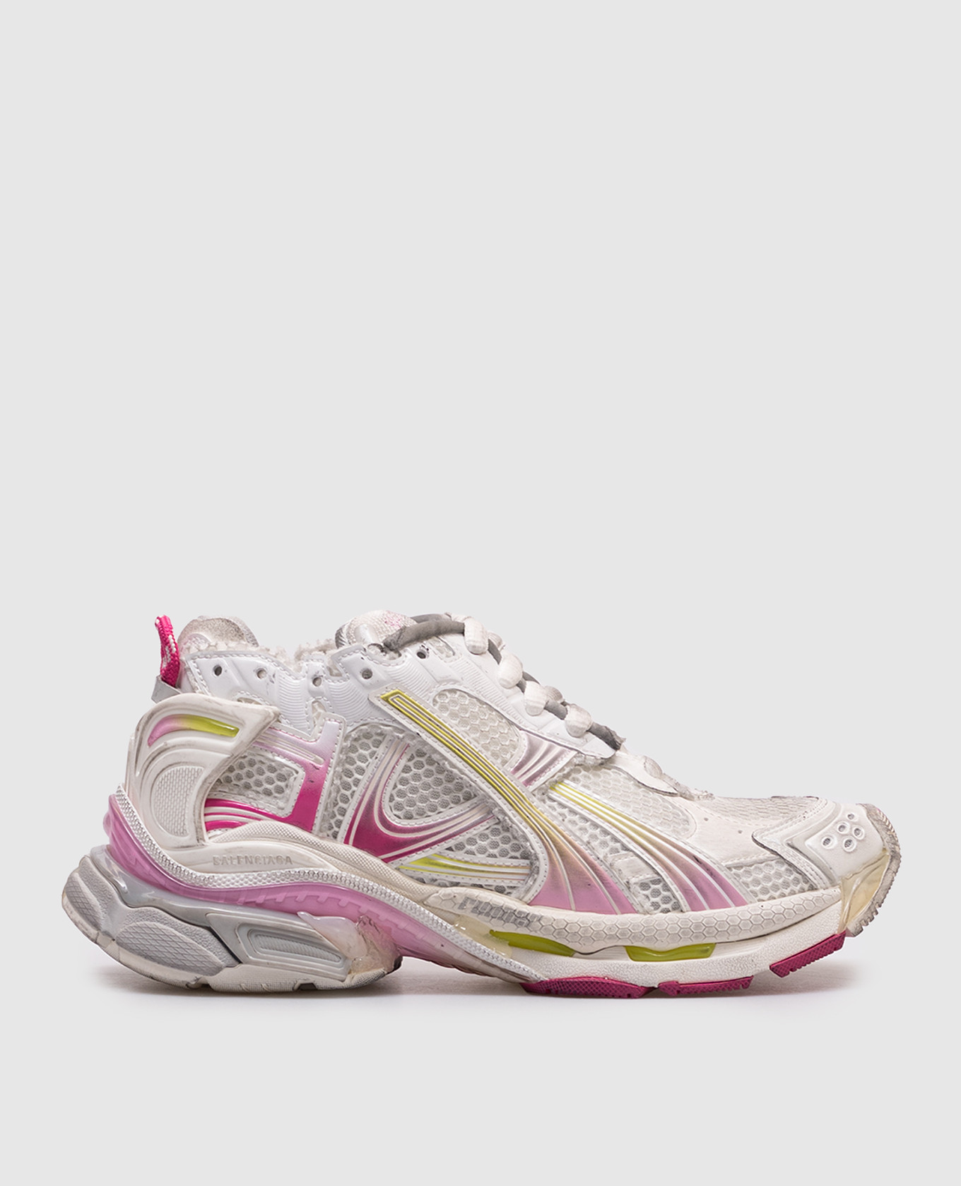 White Runner sneakers with gradient Balenciaga