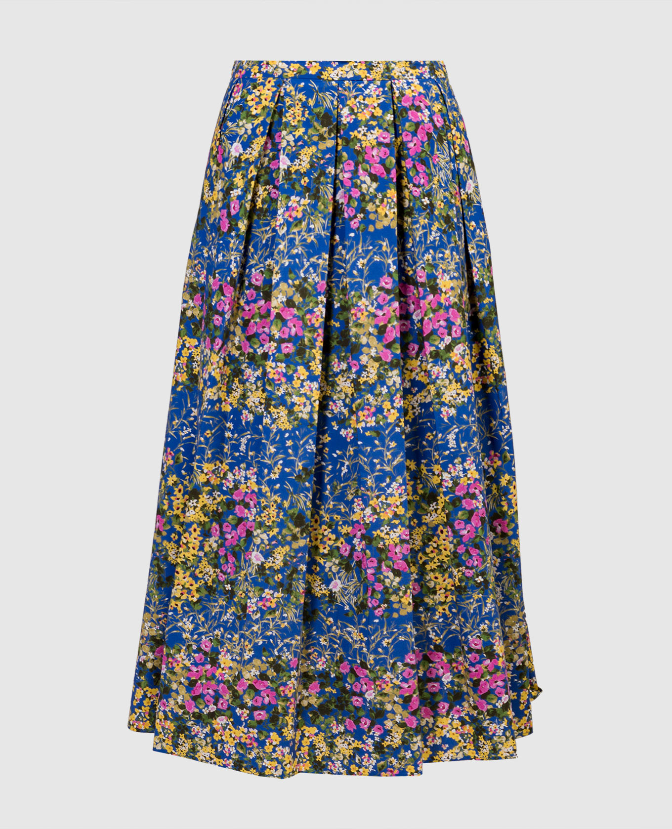 

Blue skirt in Moresca floral print Max Mara