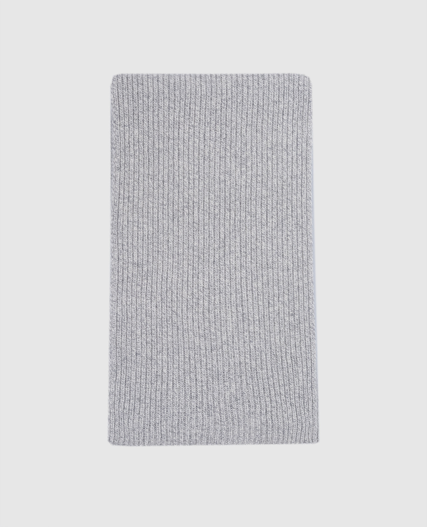 

Gray wool and cashmere scarf John Smedley, Grey