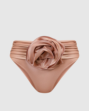 Magda Butrym Pink panties from a swimsuit with a brooch SWIMBOTTOM02613524
