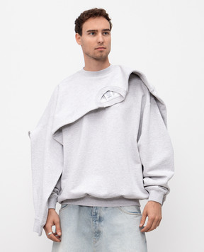 Vetements Grey double-layer sweatshirt UH76CW400G