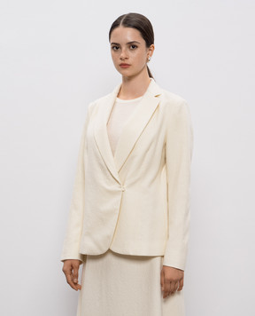 Intoca White wool jacket 252SAXJA1002