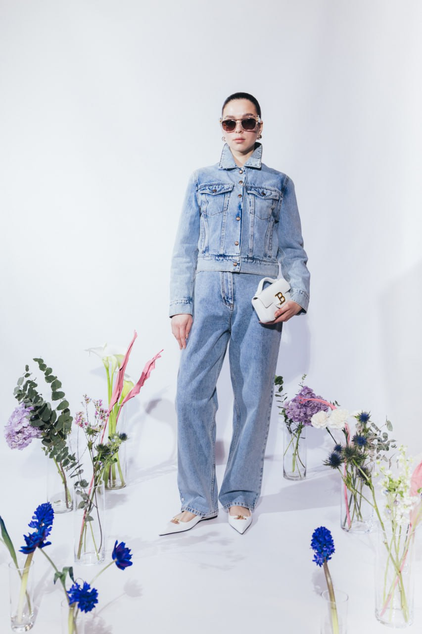 Blue denim jacket Magda Butrym 6