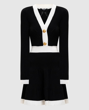Balmain Black mini dress FF1R9858KI64