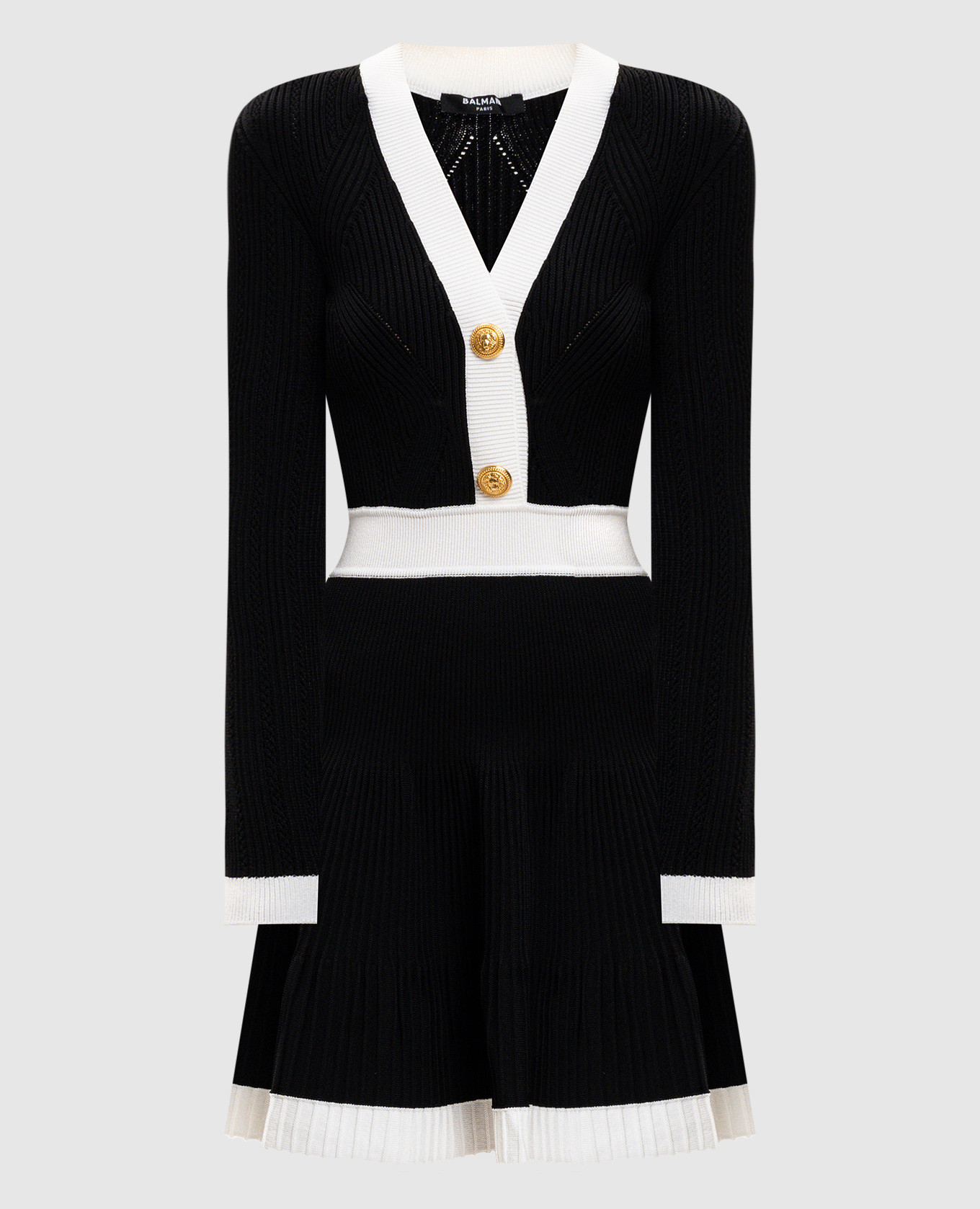 Black mini dress Balmain