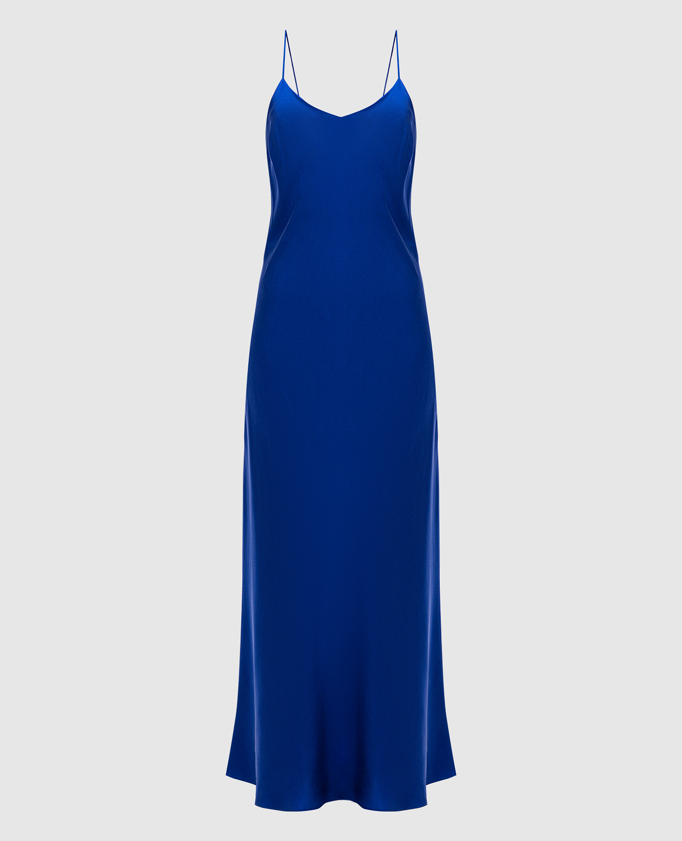 

Lyon blue silk dress Asceno