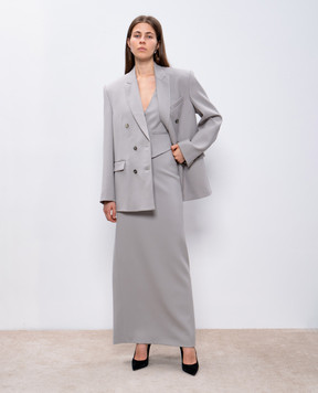 WARDROBE.NYC Gray double-breasted woolen jacket W4007PC