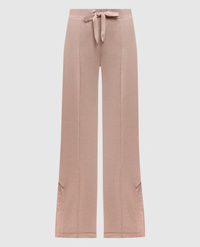 Parajumpers Isidor beige sweatpants with logo embroidery 25SPWPALX35
