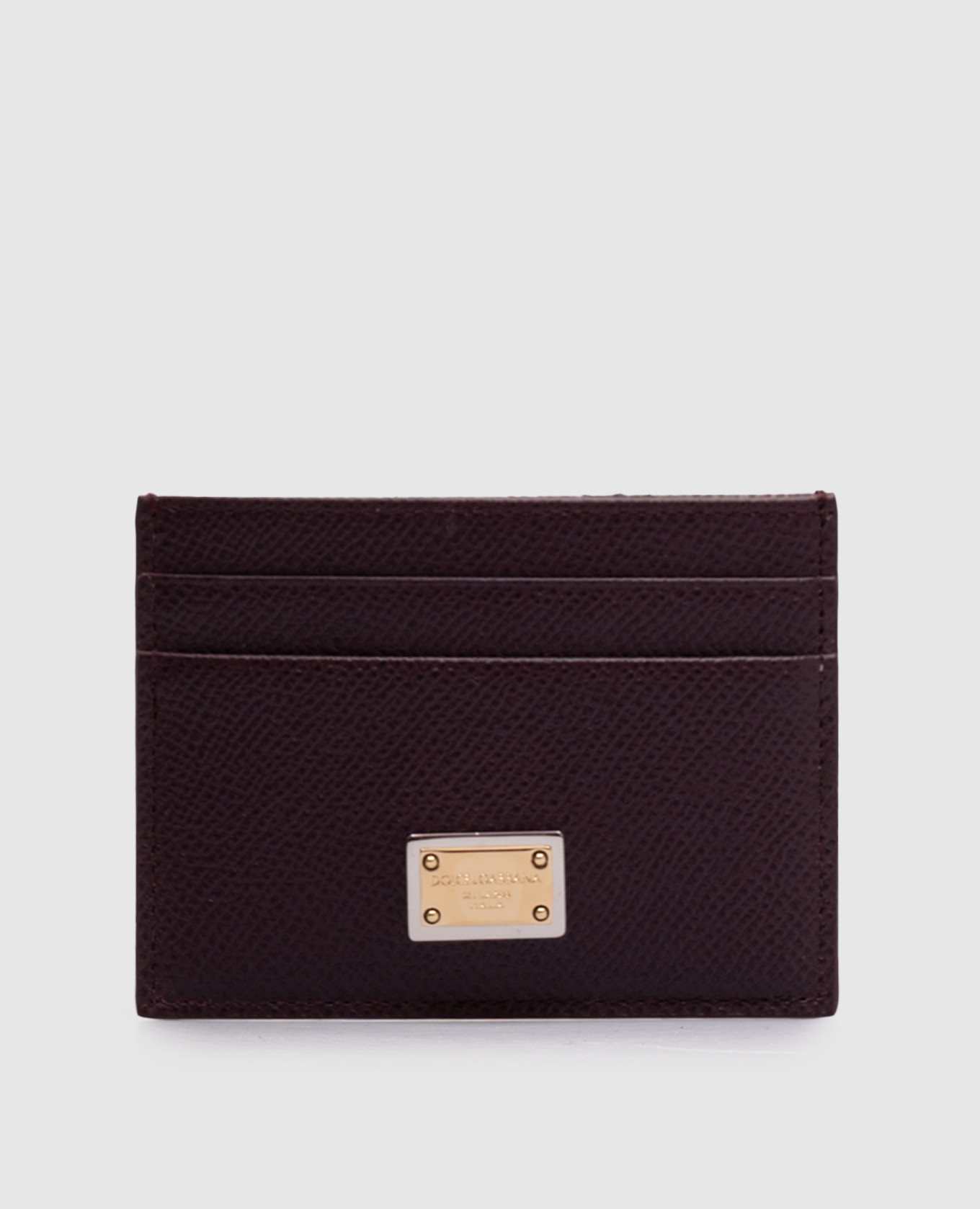 

Burgundy leather cardholder Dolce&Gabbana