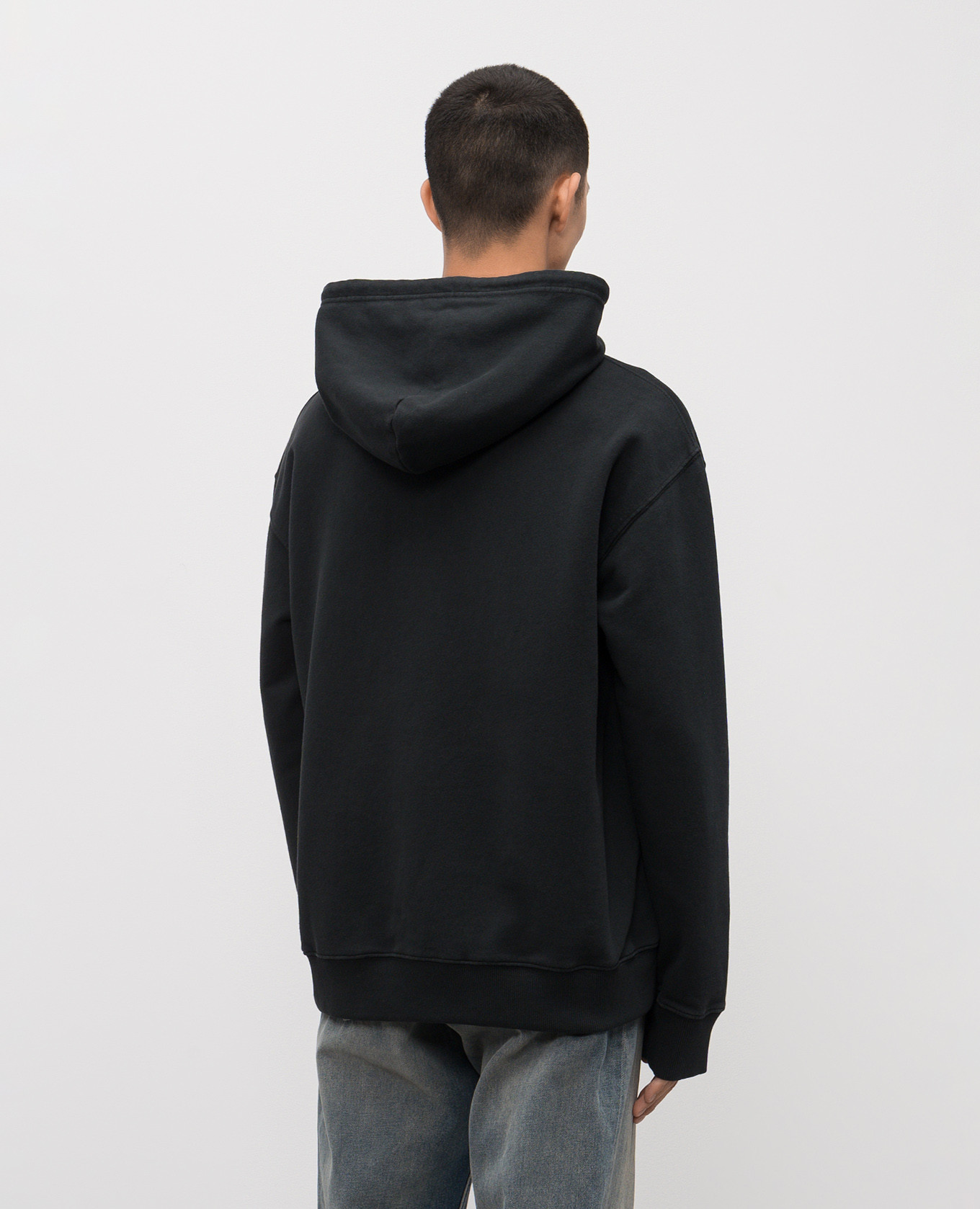 

Black hoodie with logo print Maison Margiela MM6