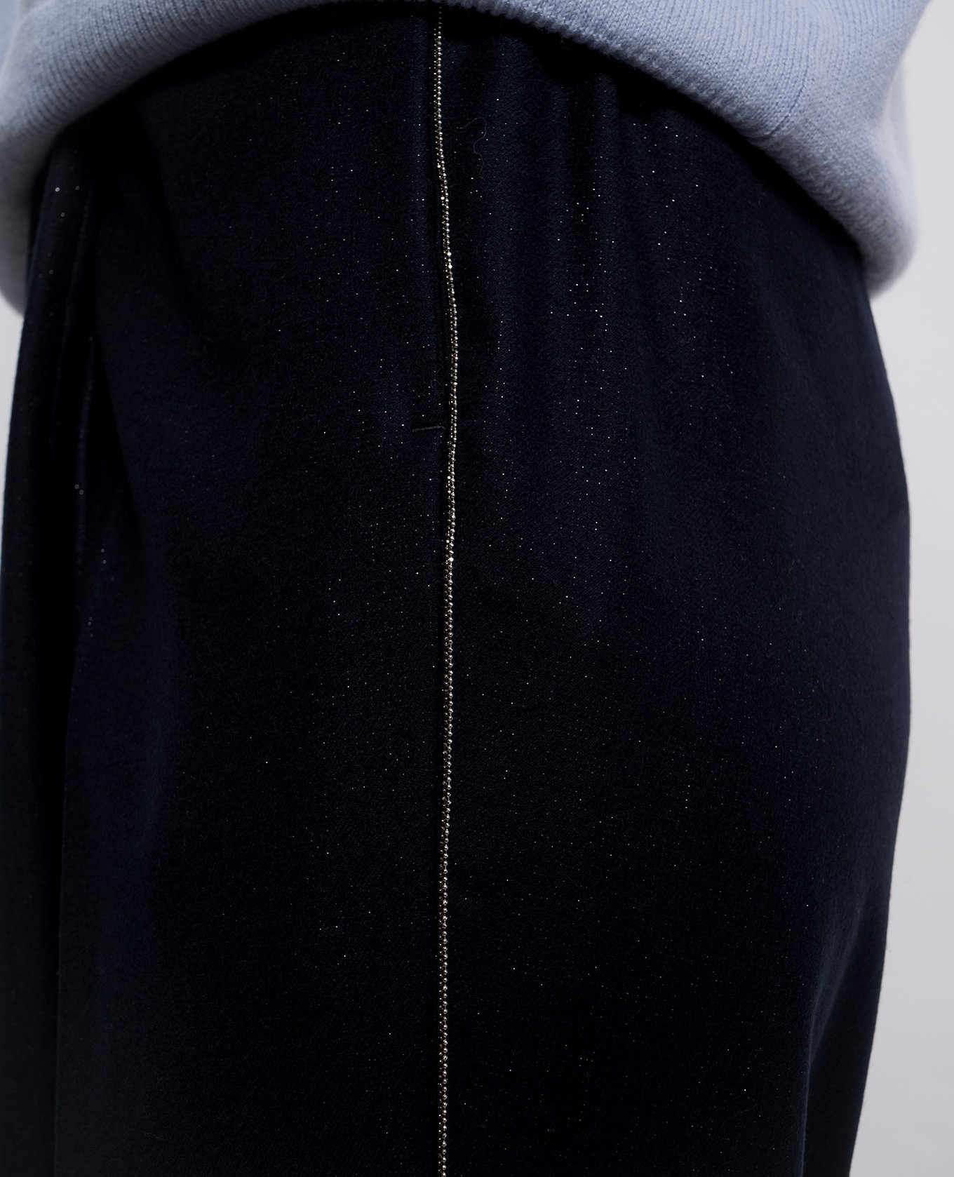 

Blue wool pants with lurex Peserico