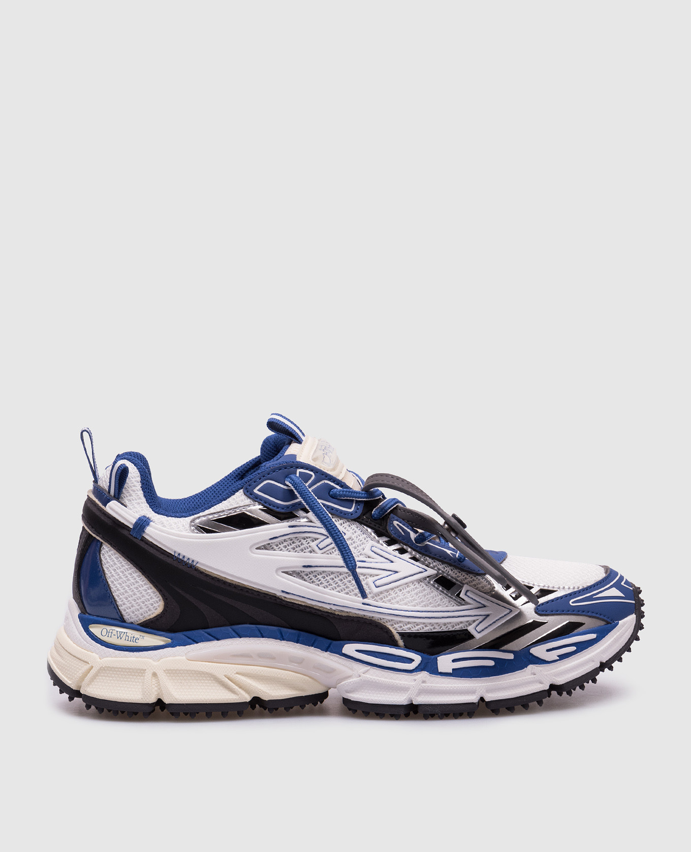 Blue sneakers be right back off-white