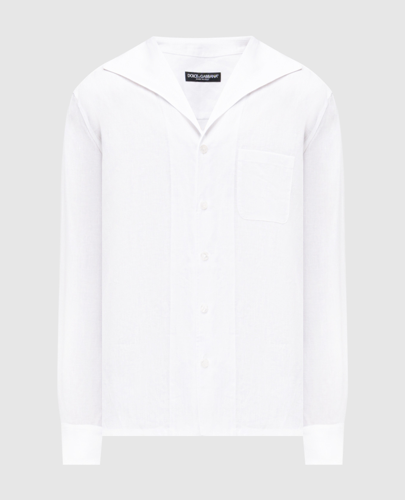 White linen shirt Dolce&Gabbana