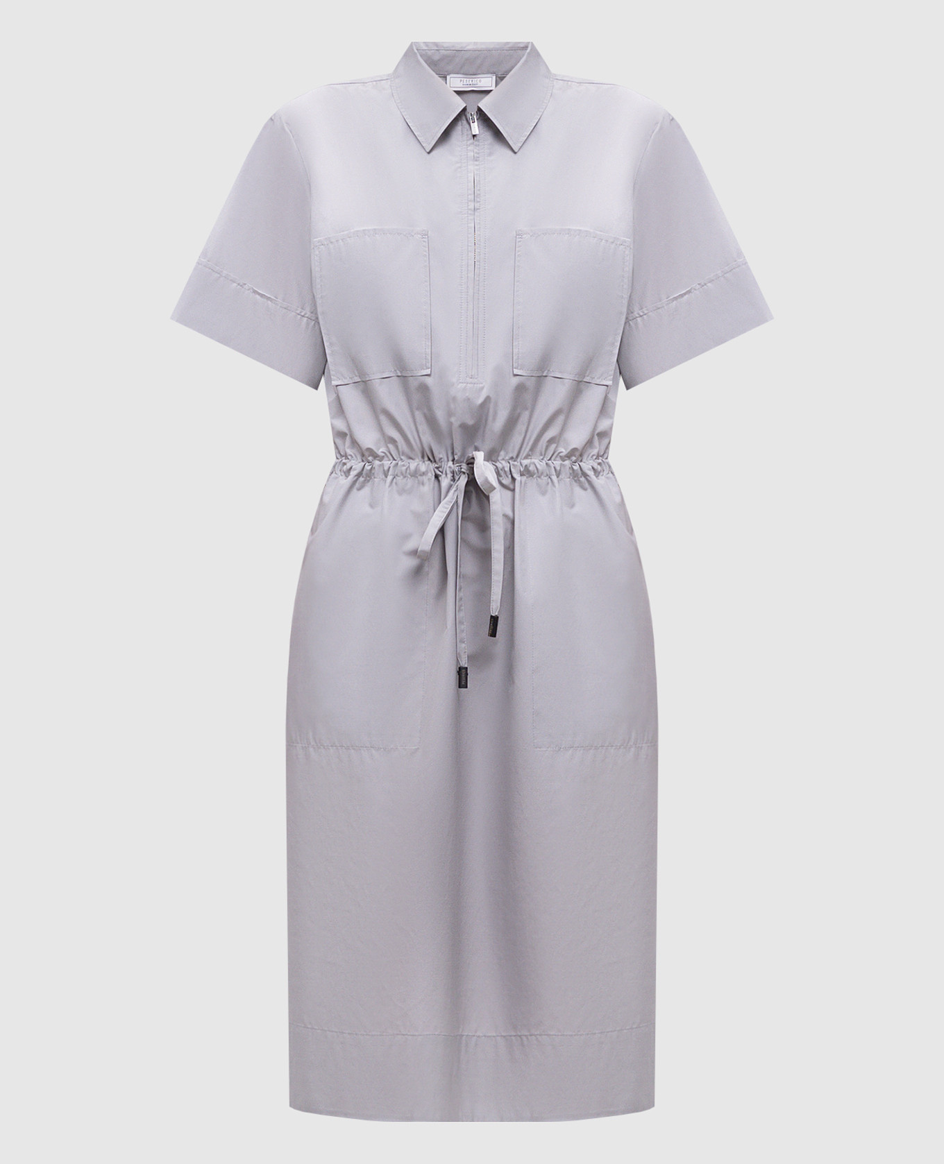 

Gray shirt dress Peserico, Grey