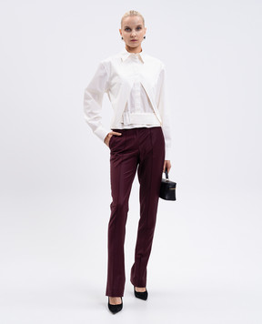 Materiel Beige shirt with belt PF25N2319SRWT