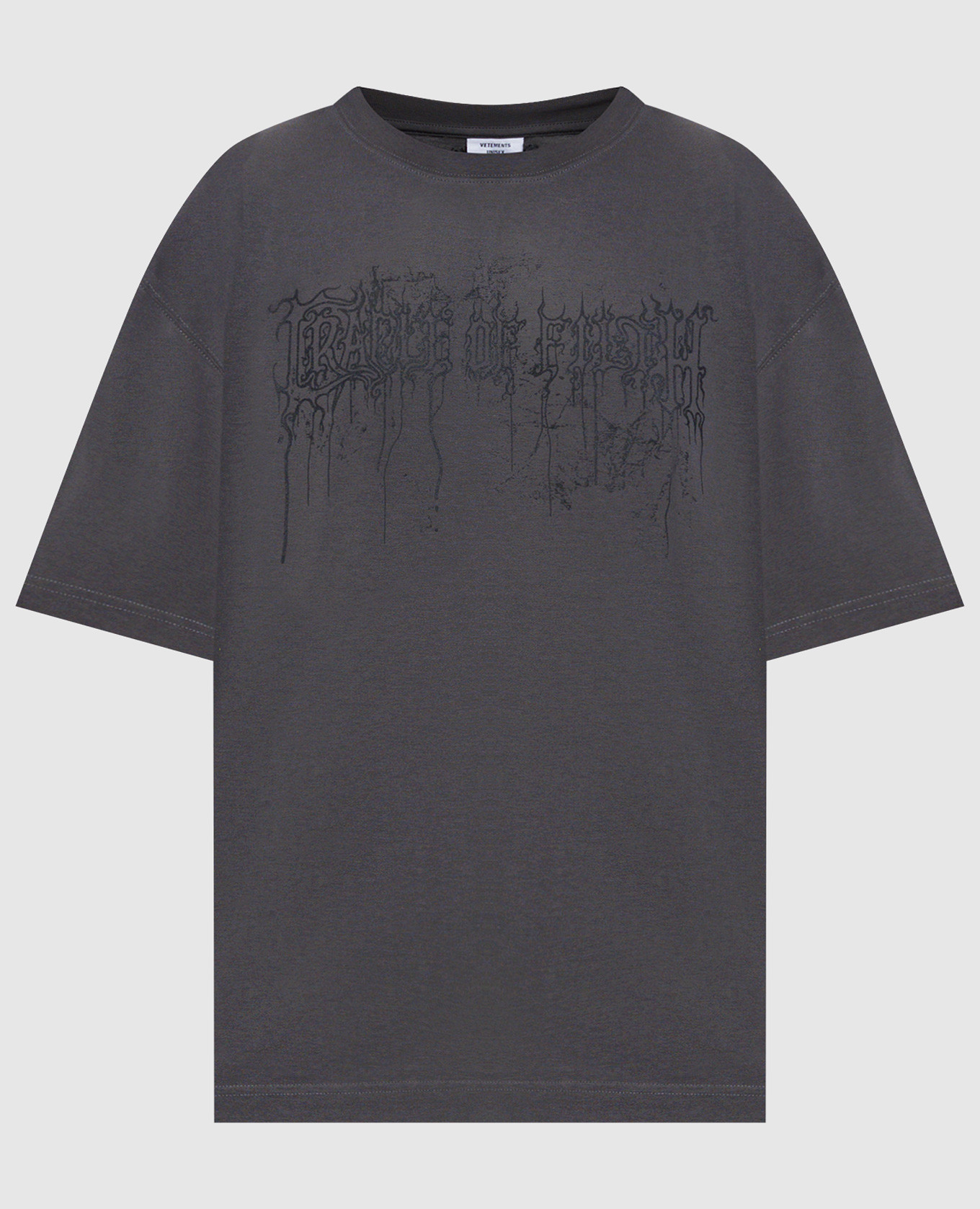 Cradle of Filth Gray T-Shirt Vetements