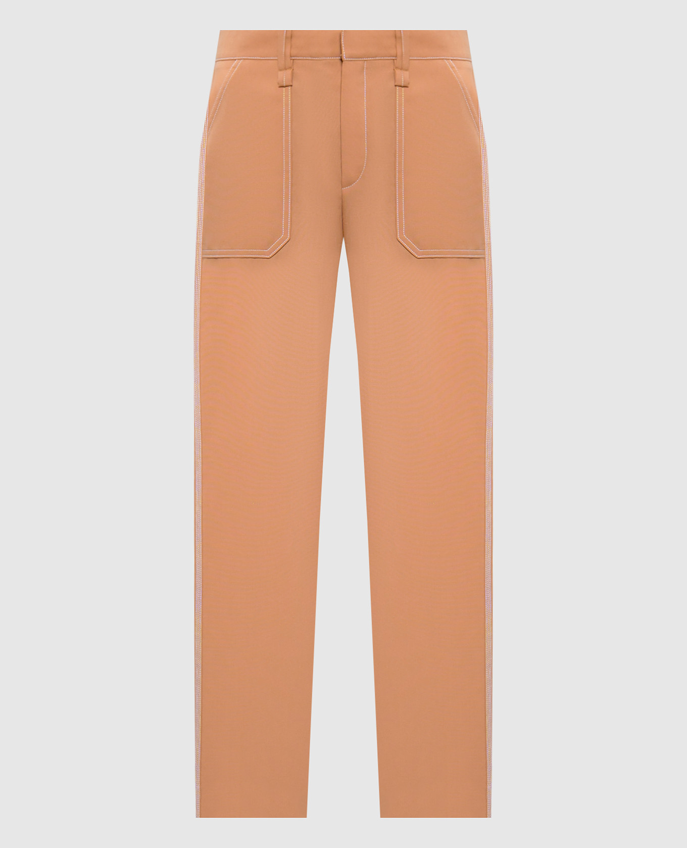 

Beige pants with wool Chloe