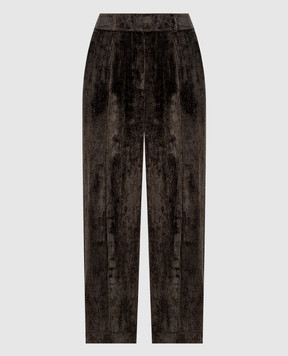 Peserico Khaki corduroy pants P0483101597
