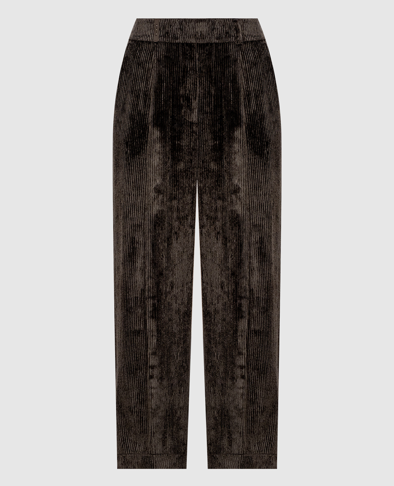 Khaki corduroy pants Peserico