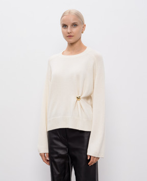 Loulou de Saison White cashmere sweater BILL BILL