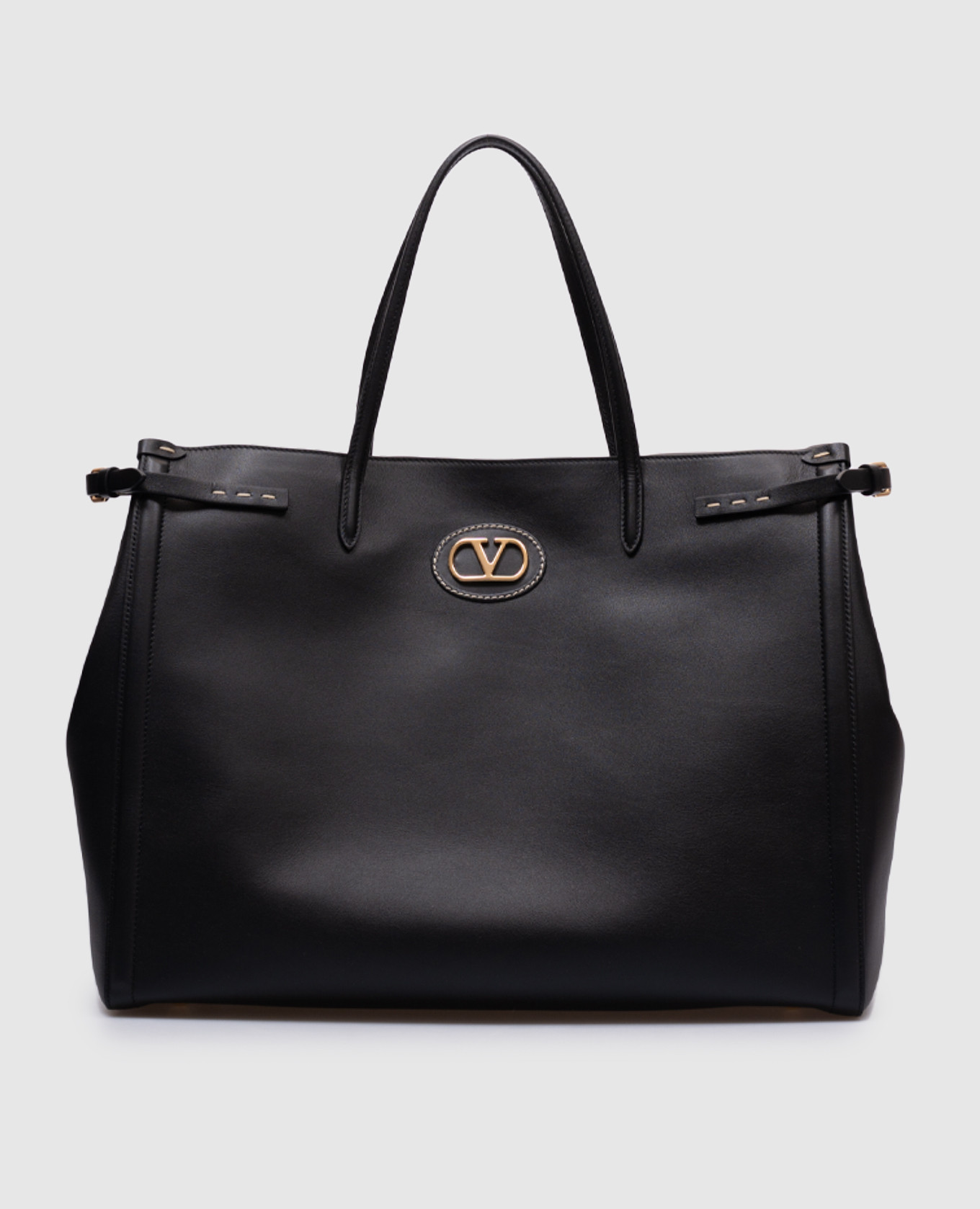 

Black leather tote bag ANTIBES Valentino