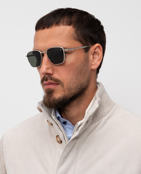 Dunhill Silver sunglasses with logo DU0103S