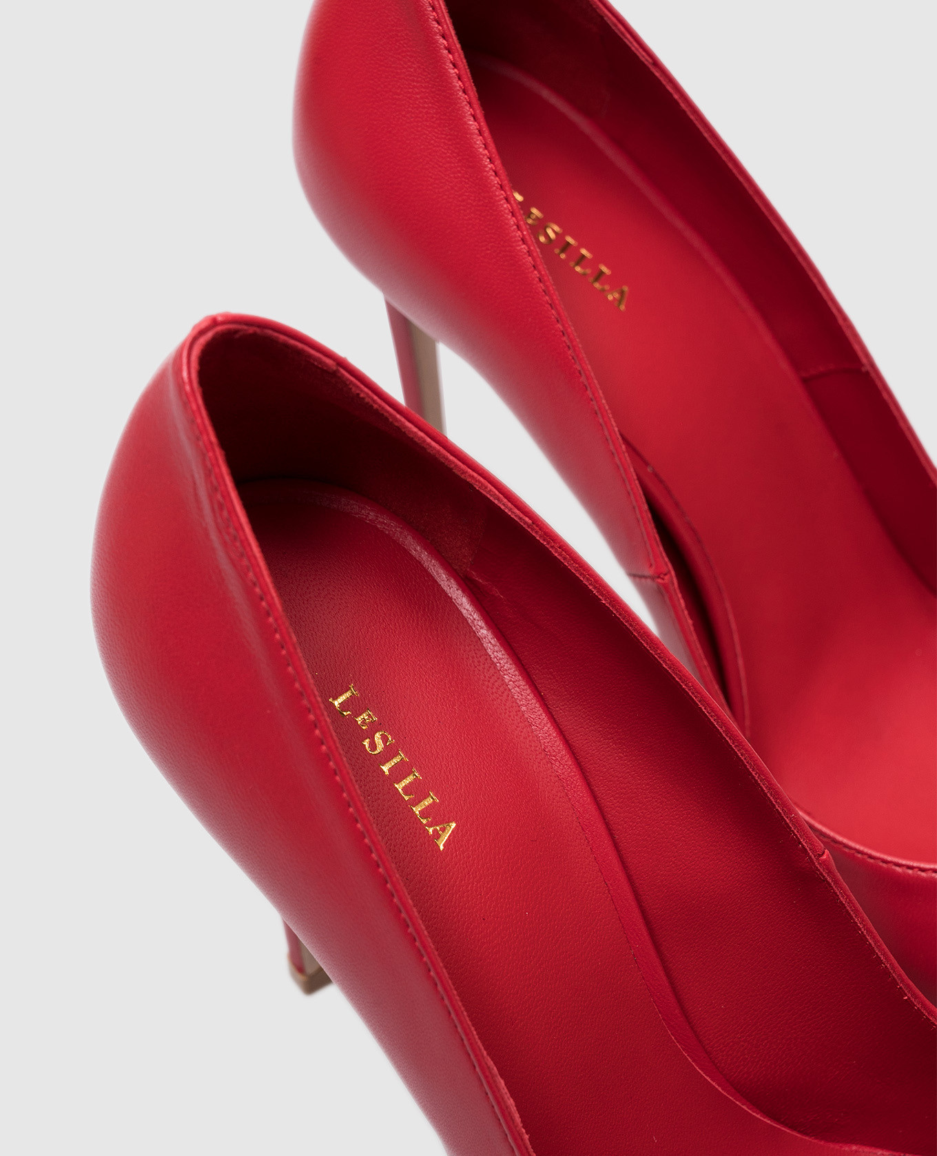 Red EVA leather shoes Le Silla 5