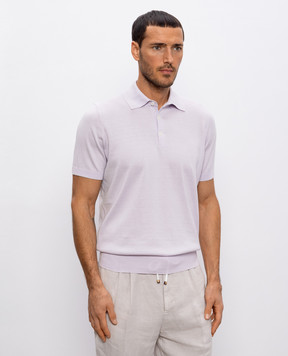 Brunello Cucinelli Purple polo M29800125