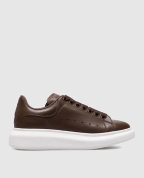 Alexander mcqueen brown sneakers online