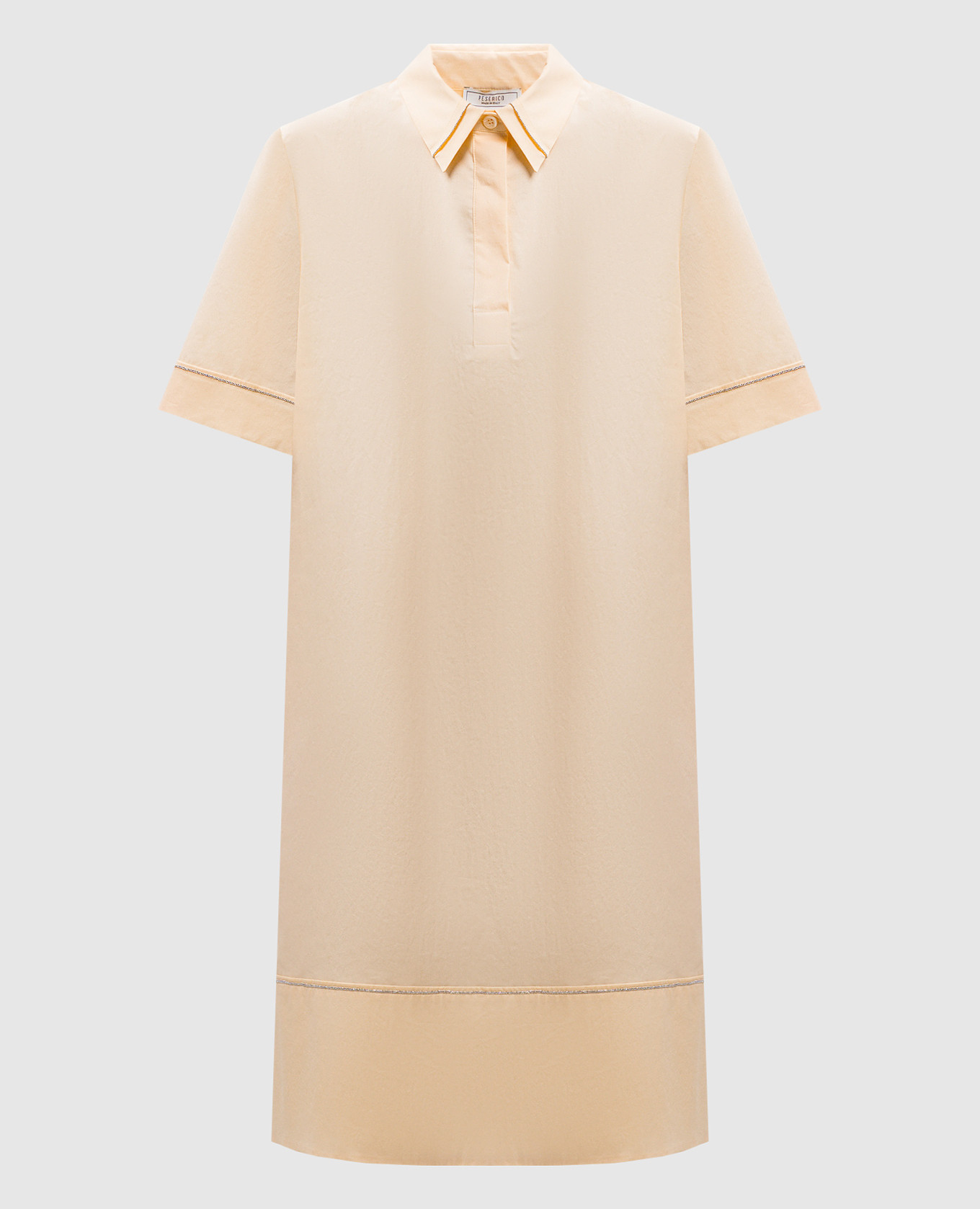 Yellow shirt dress Peserico