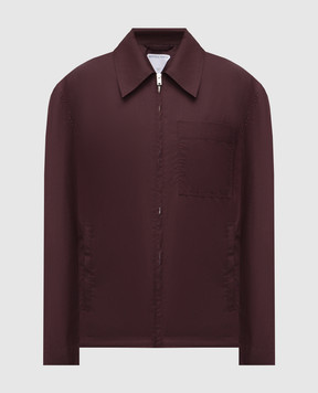 Bottega Veneta Purple jacket with logo 826331V5D20
