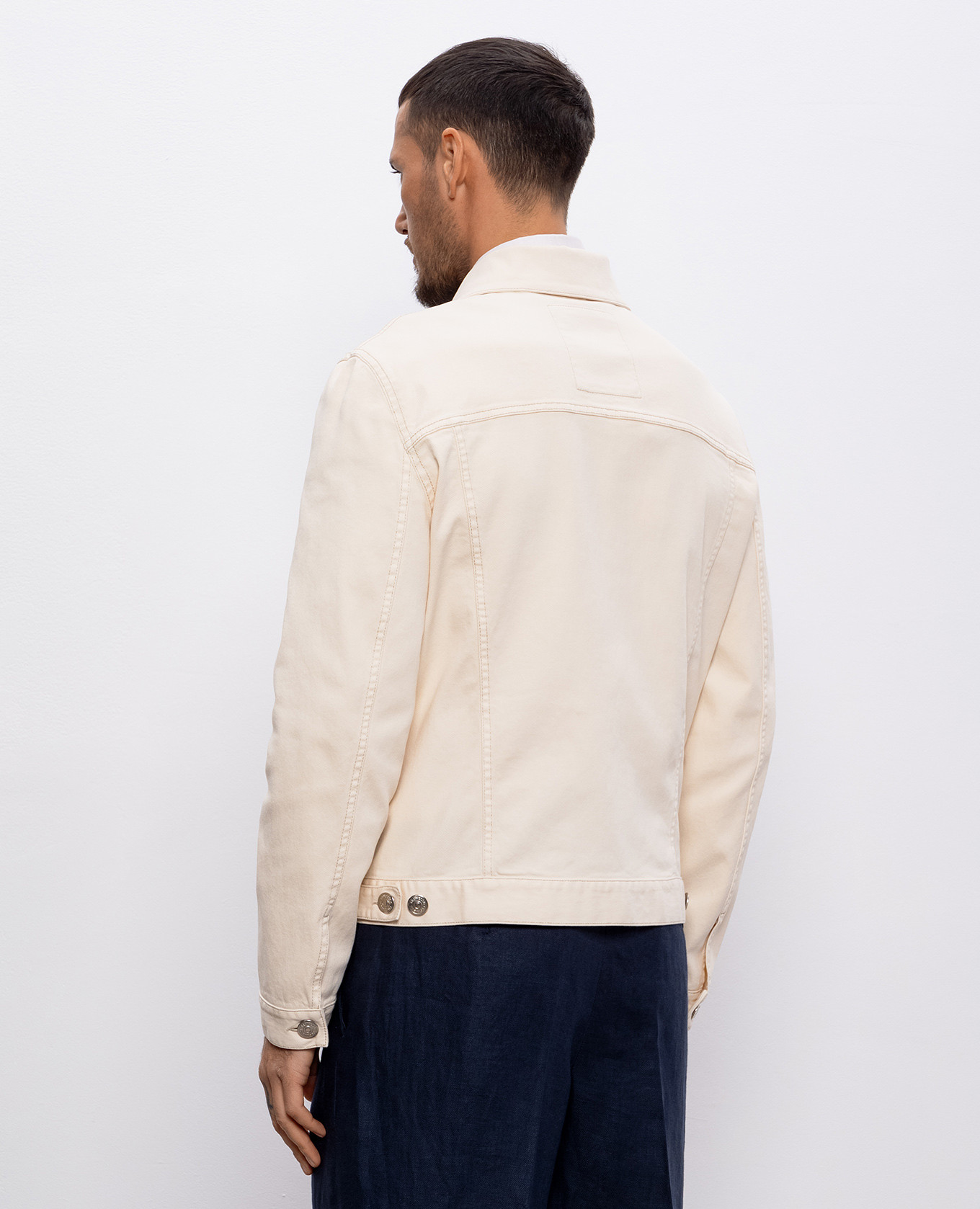 

Beige denim jacket Brunello Cucinelli