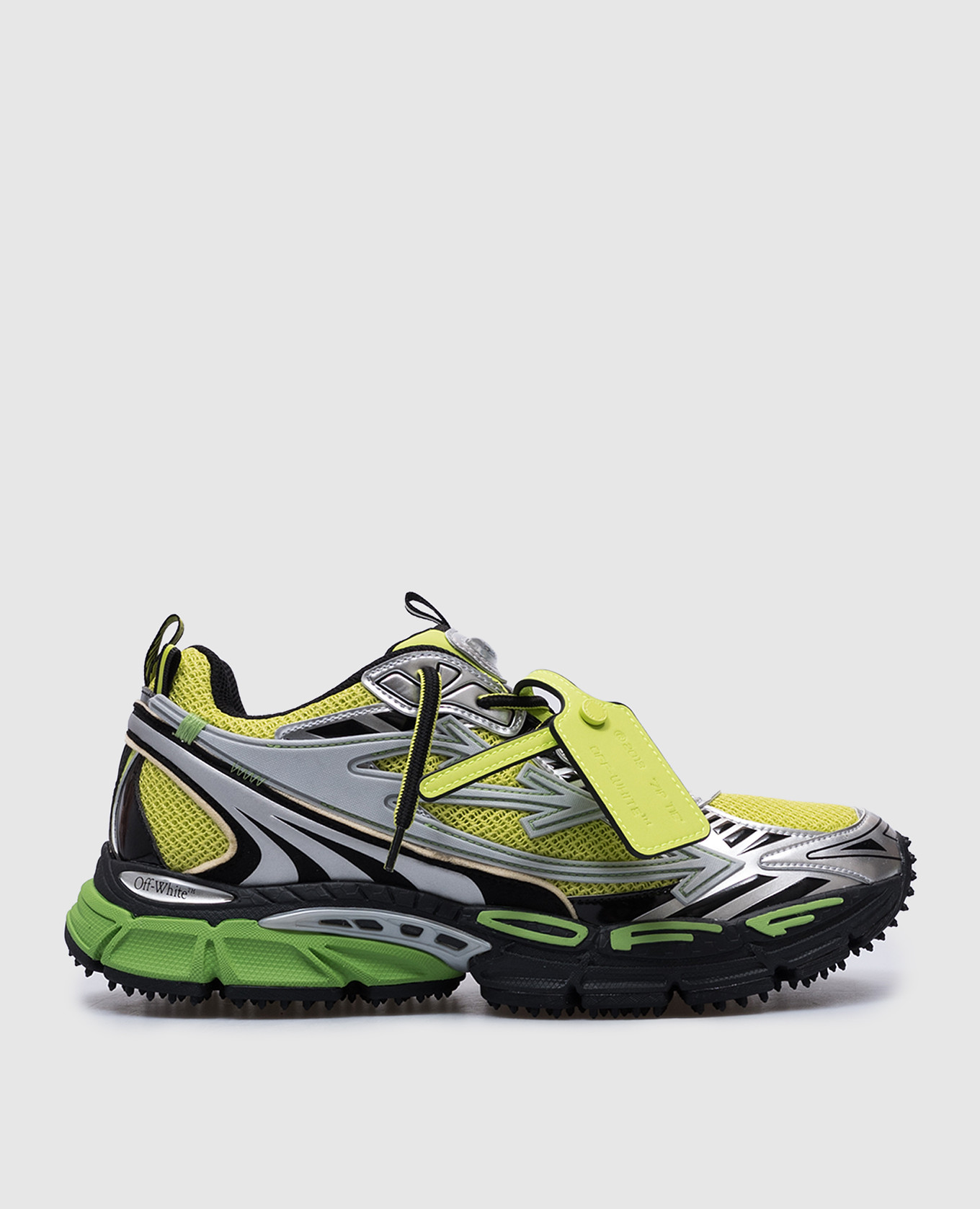 

Be Right Back green sneakers with logo Off-White