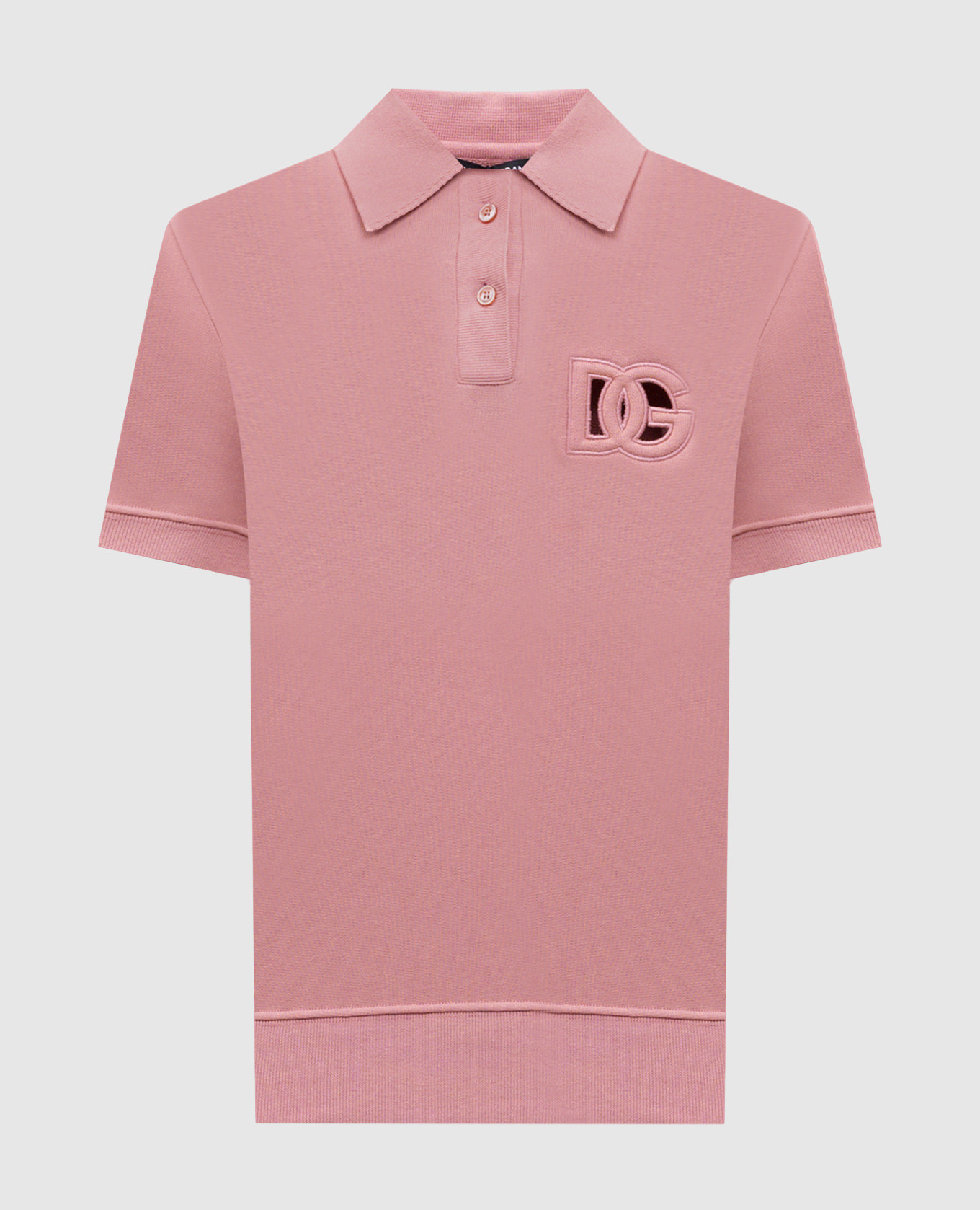 Pink polo with logo Dolce&Gabbana
