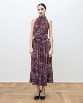 PROENZA SCHOULER Burgundy midi dress Lola R2513022BYP137